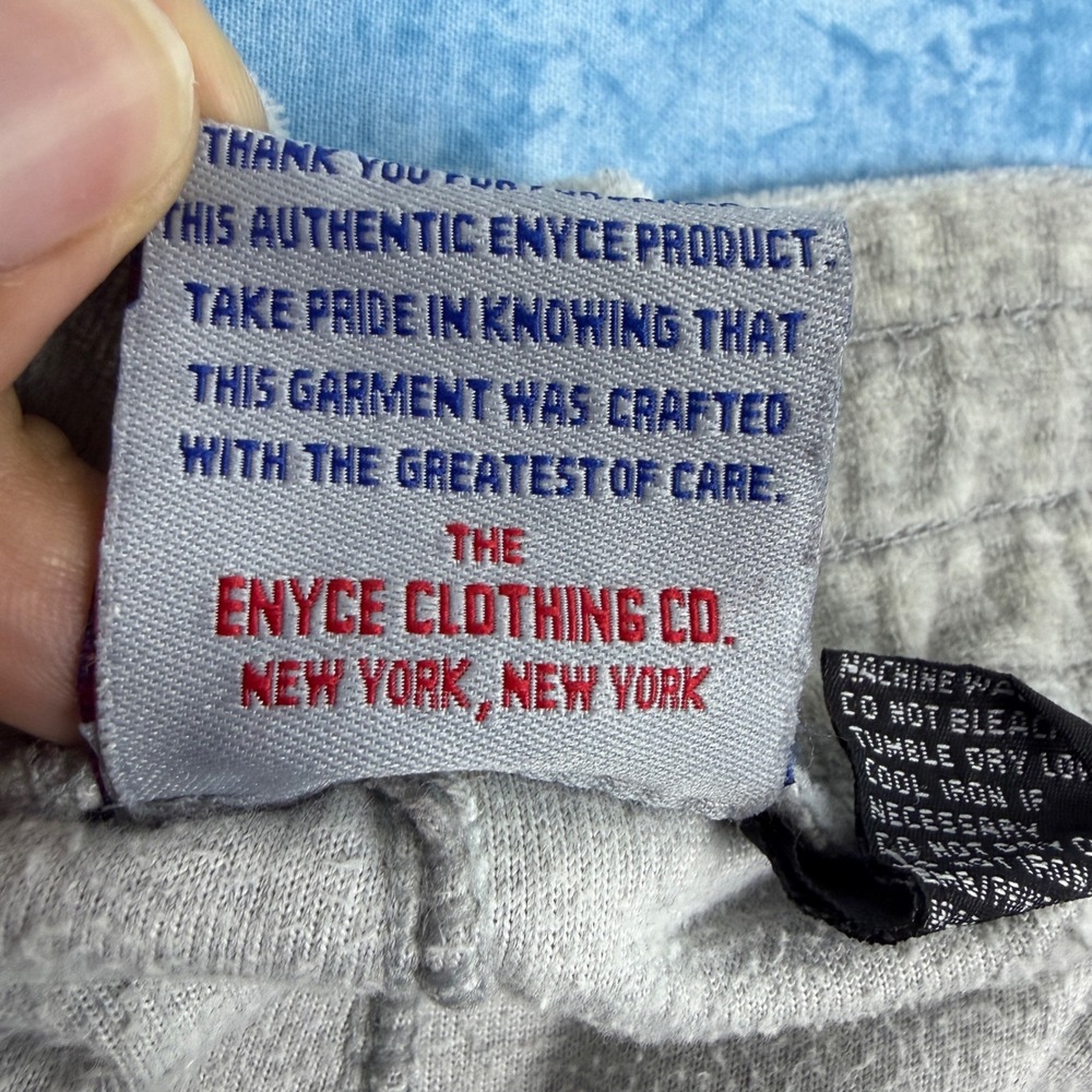 Enyce Mens Baggy Sweatpants Zipper Joggers XL Y2K Side Stripe White Red Blue - Picture 9 of 12